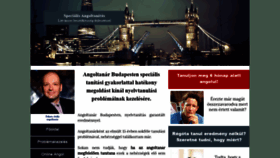 What Angoltanarbudapest.hu website looked like in 2019 (4 years ago)