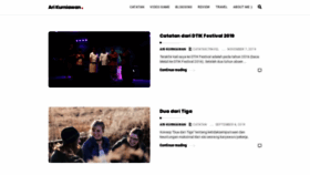 What Arikurniawan.net website looked like in 2019 (4 years ago)