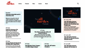 What All-turtles.com website looked like in 2019 (4 years ago)