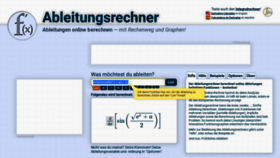 What Ableitungsrechner.net website looked like in 2019 (4 years ago)