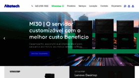What Altatech.com.br website looked like in 2019 (4 years ago)