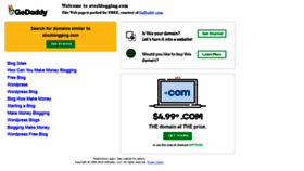 What Atozblogging.com website looked like in 2019 (4 years ago)