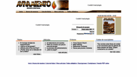 What Avivamiento.org website looked like in 2019 (4 years ago)