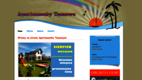 What Apartamentyteczowe.pl website looked like in 2019 (4 years ago)