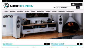 What Audiotehnika.ee website looked like in 2019 (4 years ago)
