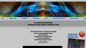 What Arte-liberalis.de website looked like in 2019 (4 years ago)