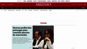 What Amp.milenio.com website looked like in 2019 (4 years ago)