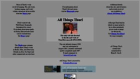 What Allthingsthurl.com website looked like in 2019 (4 years ago)