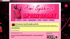 What Aimisyahirah.com website looked like in 2019 (4 years ago)