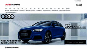 What Audi-nantes.fr website looked like in 2019 (4 years ago)