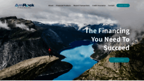 What Amrockfinancial.com website looked like in 2019 (4 years ago)
