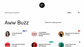 What Awwbuzz.com website looked like in 2019 (4 years ago)