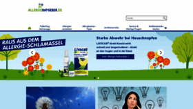 What Allergieratgeber.de website looked like in 2019 (4 years ago)