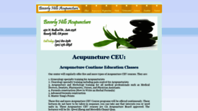 What Acupunctureceu.com website looked like in 2019 (4 years ago)