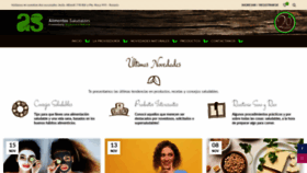 What Alimentosaludables.com.ar website looked like in 2019 (4 years ago)