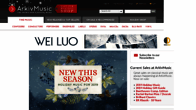 What Arkivmusic.de website looked like in 2019 (4 years ago)
