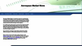 What Aerospace-market-news.com website looked like in 2019 (4 years ago)