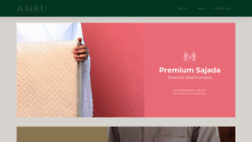 What Amru.com website looked like in 2019 (6 years ago)