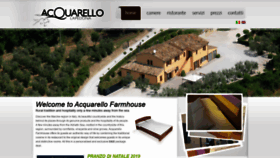 What Agriturismoacquarello.it website looked like in 2019 (4 years ago)