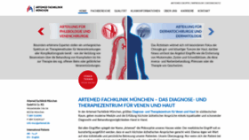 What Artemedmuenchen.de website looked like in 2019 (4 years ago)