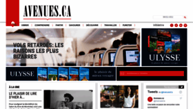 What Avenues.ca website looked like in 2019 (4 years ago)