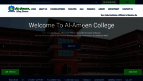 What Alameencollege.org website looked like in 2019 (4 years ago)