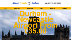 What Airporttransferdurham.co.uk website looked like in 2019 (4 years ago)