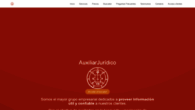 What Auxiliarjuridico.com website looked like in 2019 (4 years ago)