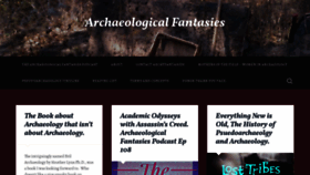What Archyfantasies.com website looked like in 2019 (4 years ago)