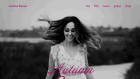 What Autumnreeser.com website looked like in 2019 (4 years ago)