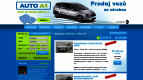 What Autoa1.cz website looked like in 2019 (4 years ago)