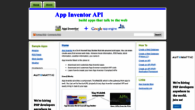 What Appinventorapi.com website looked like in 2019 (4 years ago)