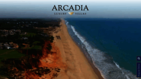 What Arcadialuxuryvillas.com website looked like in 2019 (4 years ago)