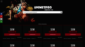 What Animespro.com website looked like in 2019 (4 years ago)