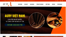 What Auryvietnam.com website looked like in 2019 (4 years ago)