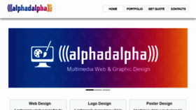What Alphadalpha.com website looked like in 2019 (4 years ago)