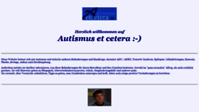 What Autismus-etcetera.de website looked like in 2019 (4 years ago)