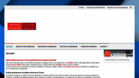 What Annoncestunisiennes.com website looked like in 2019 (4 years ago)