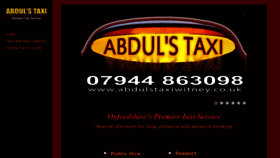 What Abdulstaxiwitney.co.uk website looked like in 2019 (4 years ago)