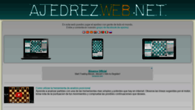 What Ajedrezweb.net website looked like in 2019 (4 years ago)