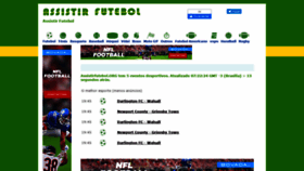 What Assistirfutebol.tv website looked like in 2019 (4 years ago)