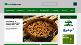 What Alergiapokarmowa.pl website looked like in 2019 (6 years ago)