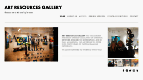 What Artresourcesgallery.com website looked like in 2019 (4 years ago)