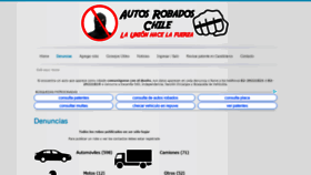 What Autosrobadoschile.com website looked like in 2019 (4 years ago)