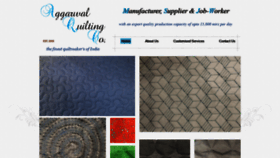 What Aggarwalquilts.in website looked like in 2019 (4 years ago)