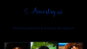What Ancestry.ai website looked like in 2019 (4 years ago)