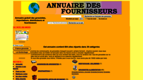 What Annuaire-grossistes.com website looked like in 2019 (4 years ago)
