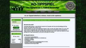 What Ao-tippspiel.de website looked like in 2019 (4 years ago)