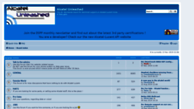 What Alcatelunleashed.com website looked like in 2019 (5 years ago)