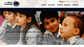 What Almawakeb.sch.ae website looked like in 2019 (4 years ago)
